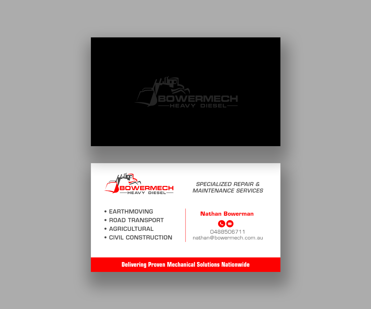 Business Card Design by Andrés Sebastián for this project | Design #33794300