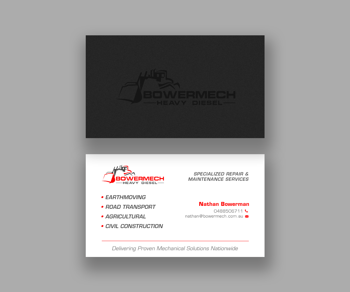 Business Card Design by Andrés Sebastián for this project | Design #33794401
