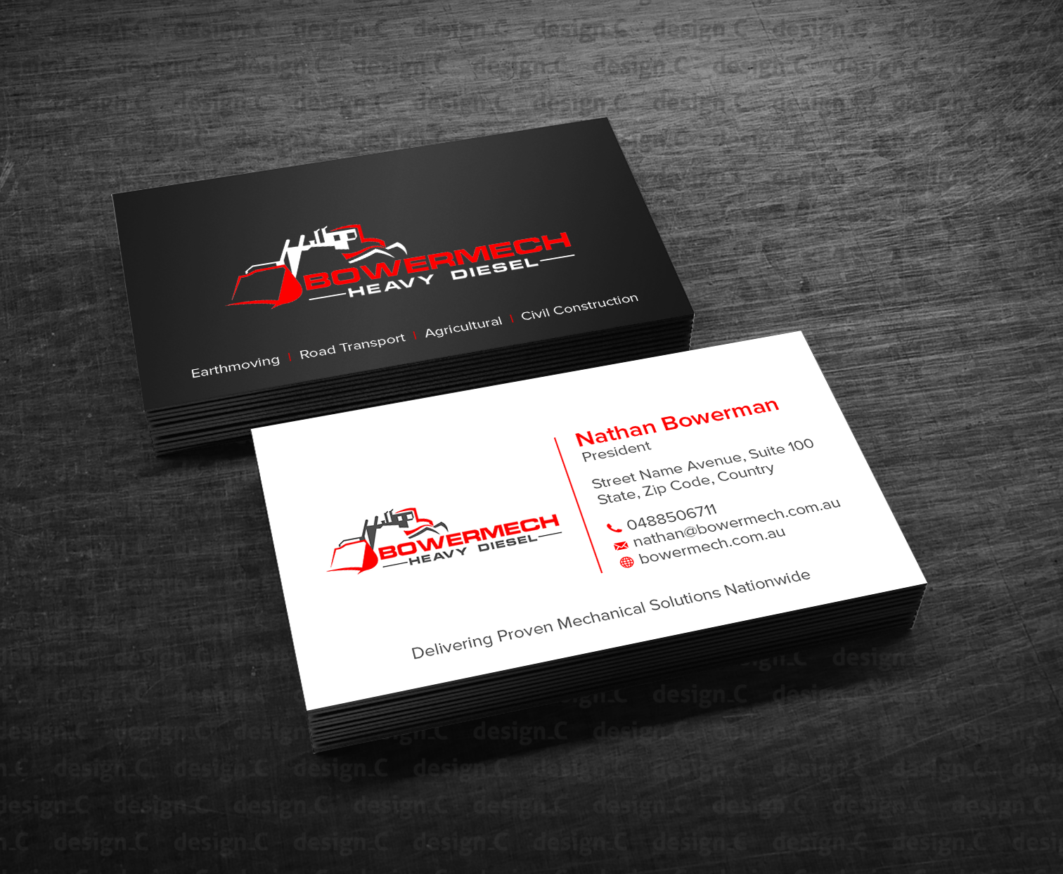Diseño de Tarjeta de Presentación por design_C. para este proyecto | Diseño #33794256