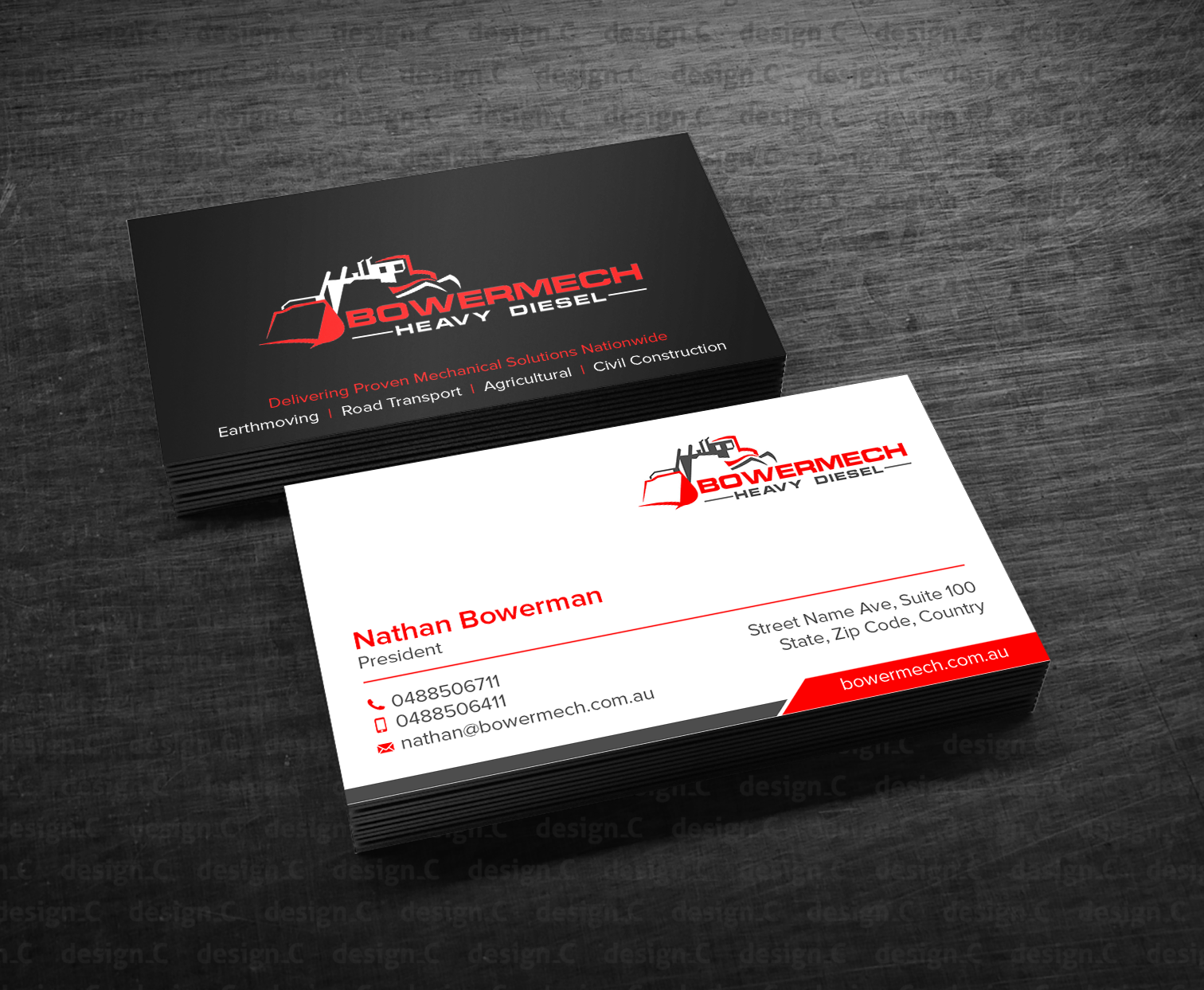 Business Card Design by design_C. for this project | Design #33836996