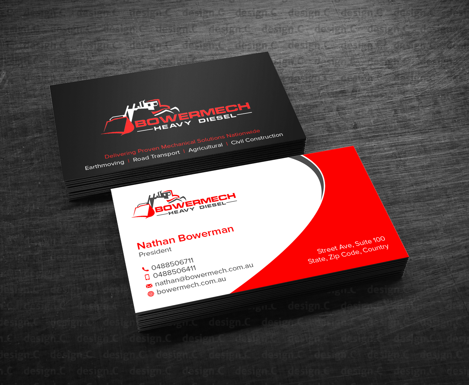 Business Card Design by design_C. for this project | Design #33837023