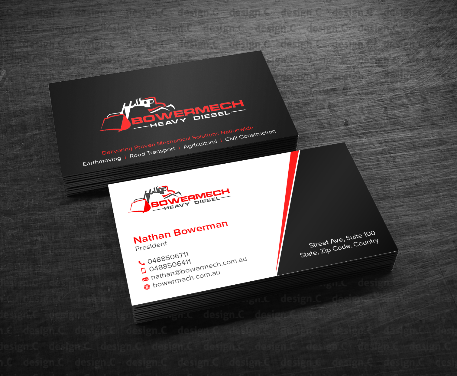 Business Card Design by design_C. for this project | Design #33837024