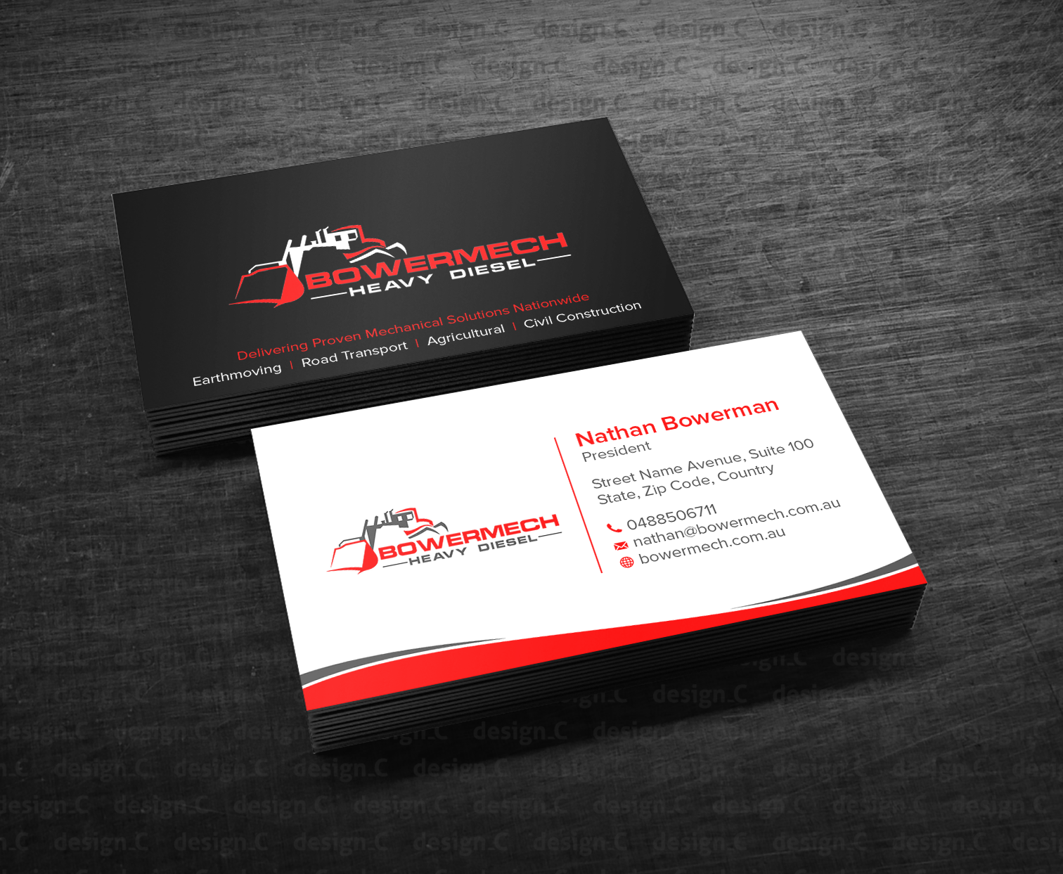 Business Card Design by design_C. for this project | Design #33837057