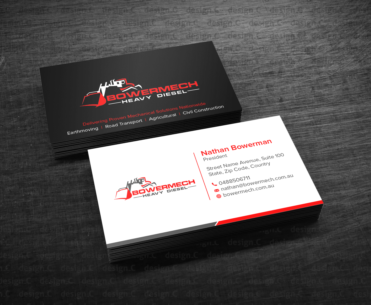 Business Card Design by design_C. for this project | Design #33837059