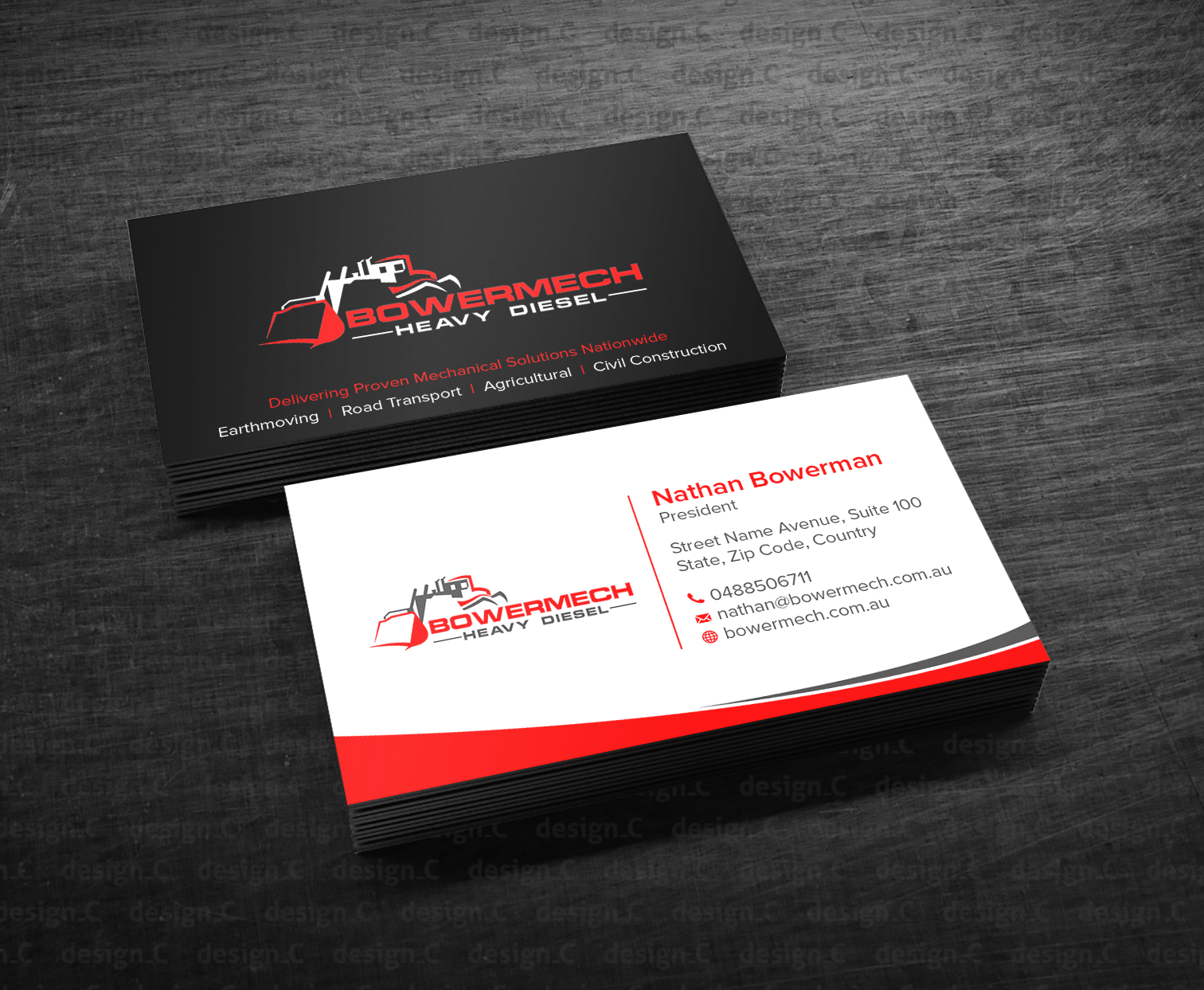 Business Card Design by design_C. for this project | Design #33837060