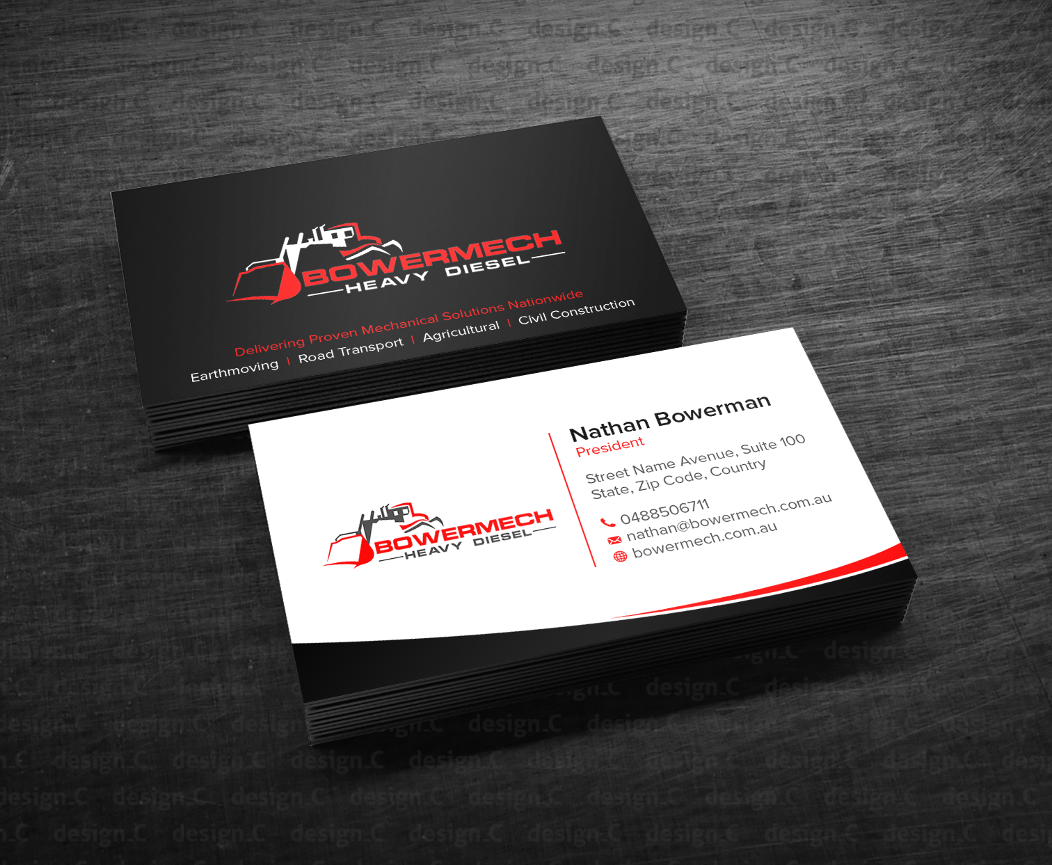 Business Card Design by design_C. for this project | Design #33837062