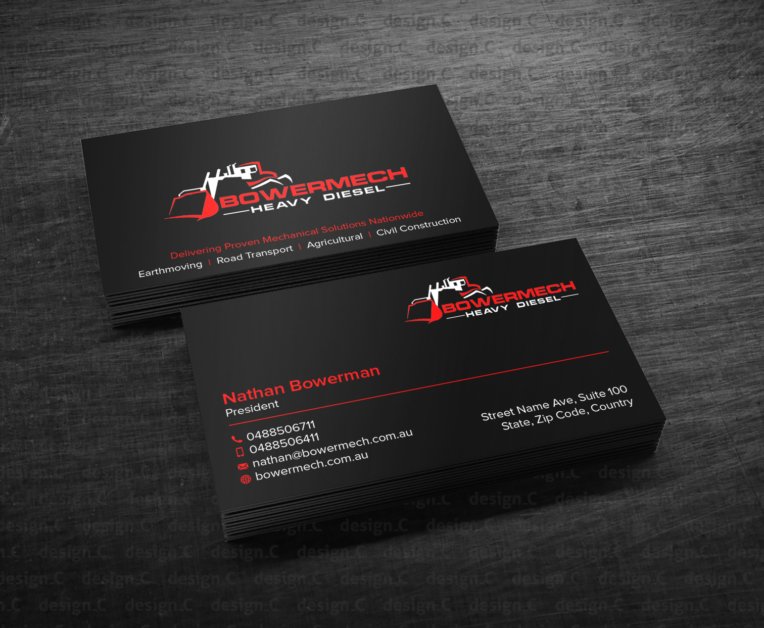 Business Card Design by design_C. for this project | Design #33837088