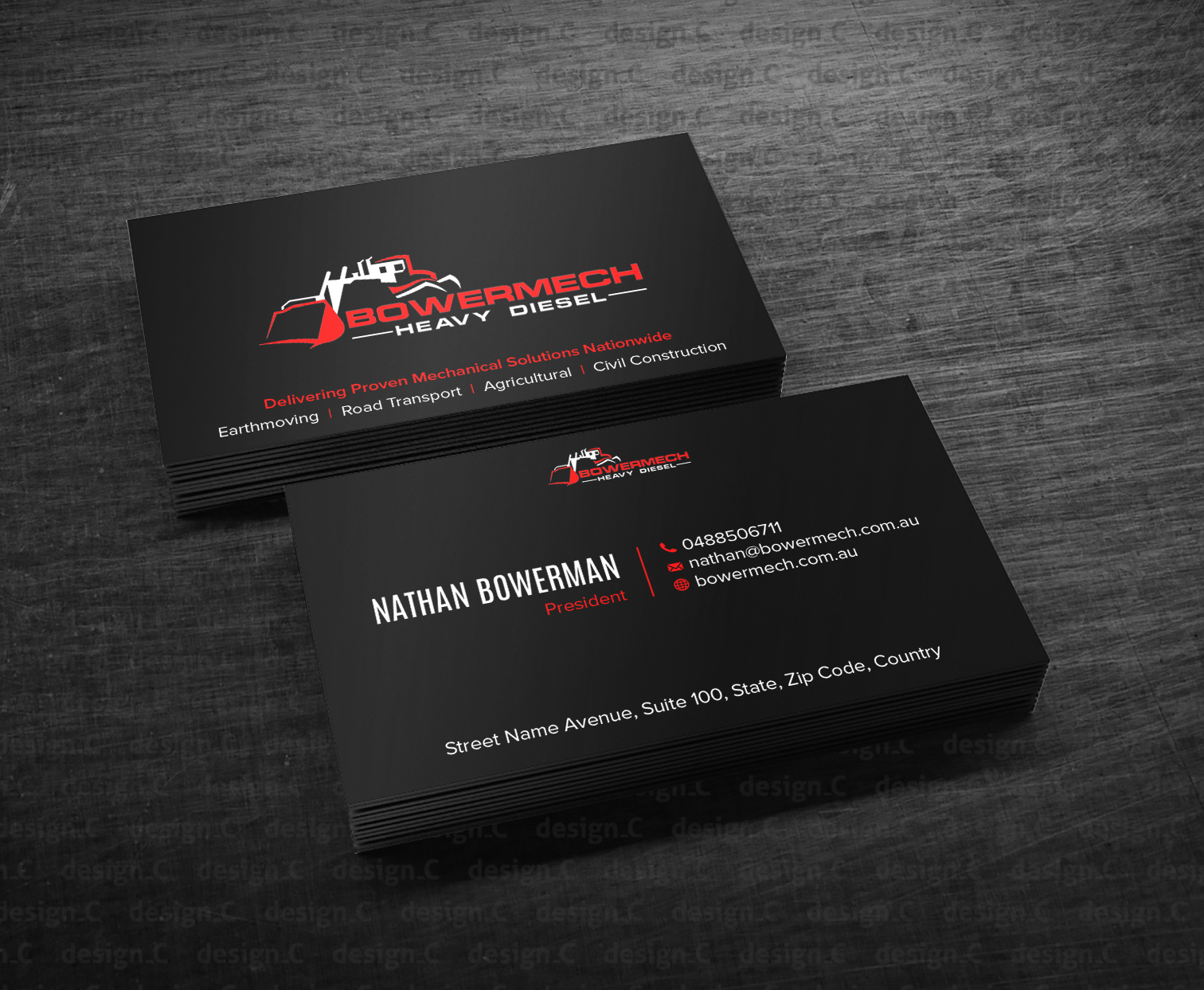 Business Card Design by design_C. for this project | Design #33837114
