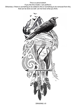 Tattoo Design by KwinArts for this project | Design: #33816950