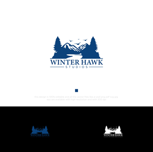 Logo Design by chilliebird studio for Winter Hawk Images | Design: #33831569