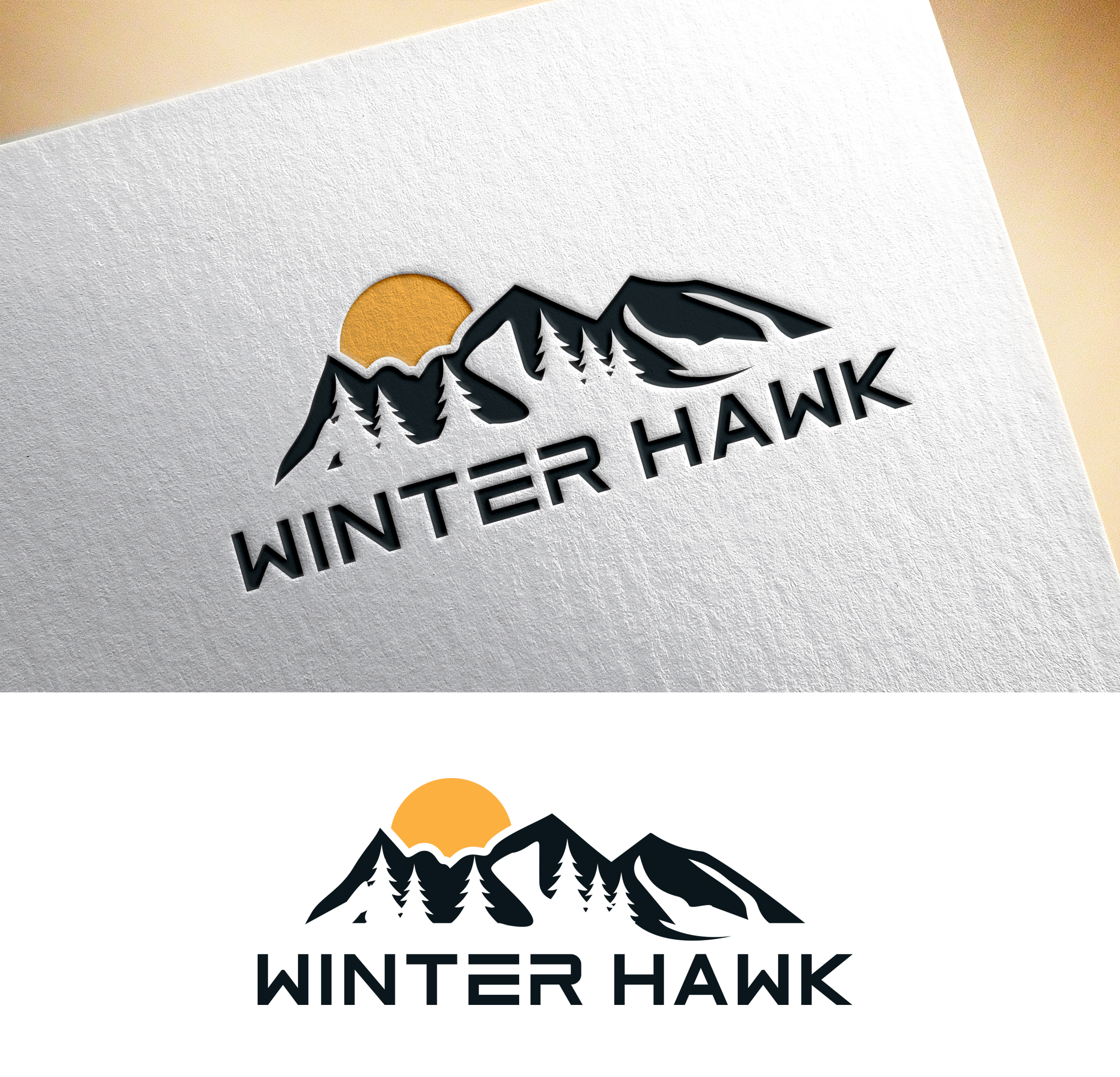 Logo Design by Impressive Solutions for Winter Hawk Images | Design #33799190