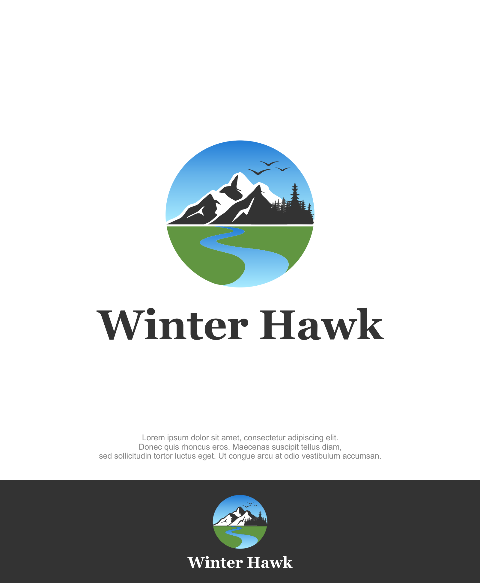 Logo Design by M.Syaiful Huda for Winter Hawk Images | Design #33796066