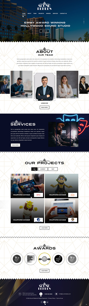 Diseño Web por pb para Sound Rebels LLC | Diseño: #33801042