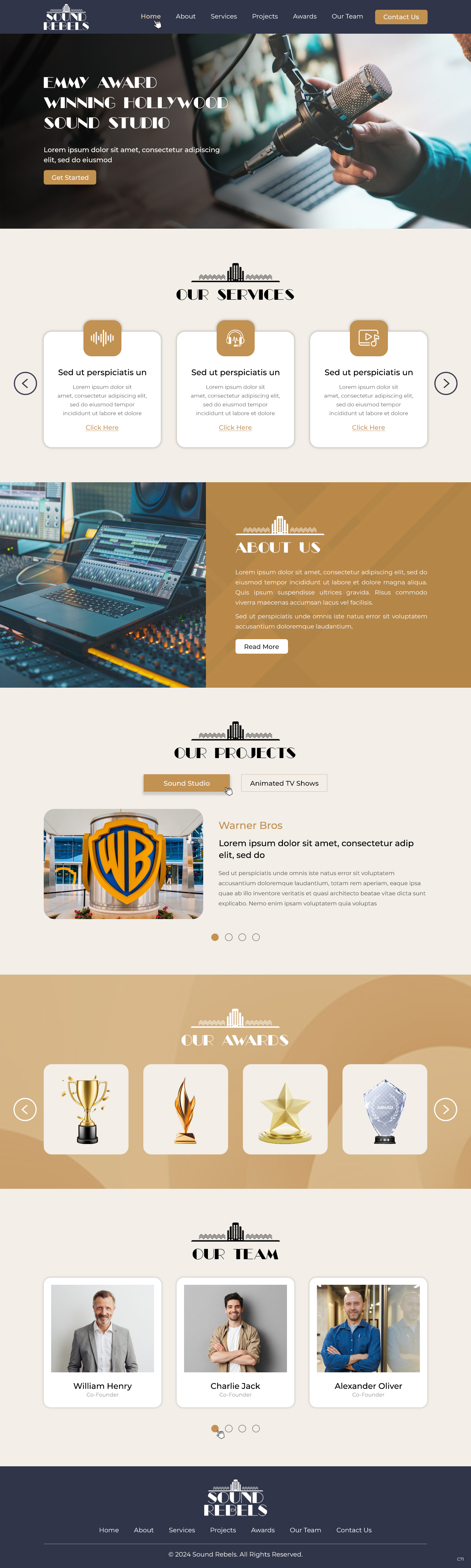 Web-Design von pb für Sound Rebels LLC | Design #33801056