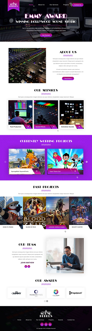 Diseño Web por pb para Sound Rebels LLC | Diseño: #33809478