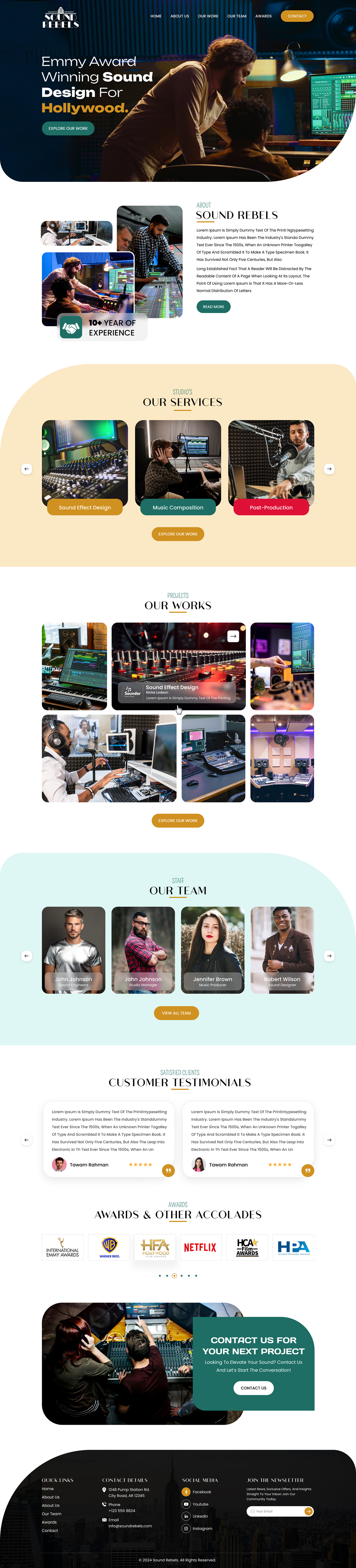 Diseño Web por Sbss para Sound Rebels LLC | Diseño #33807879