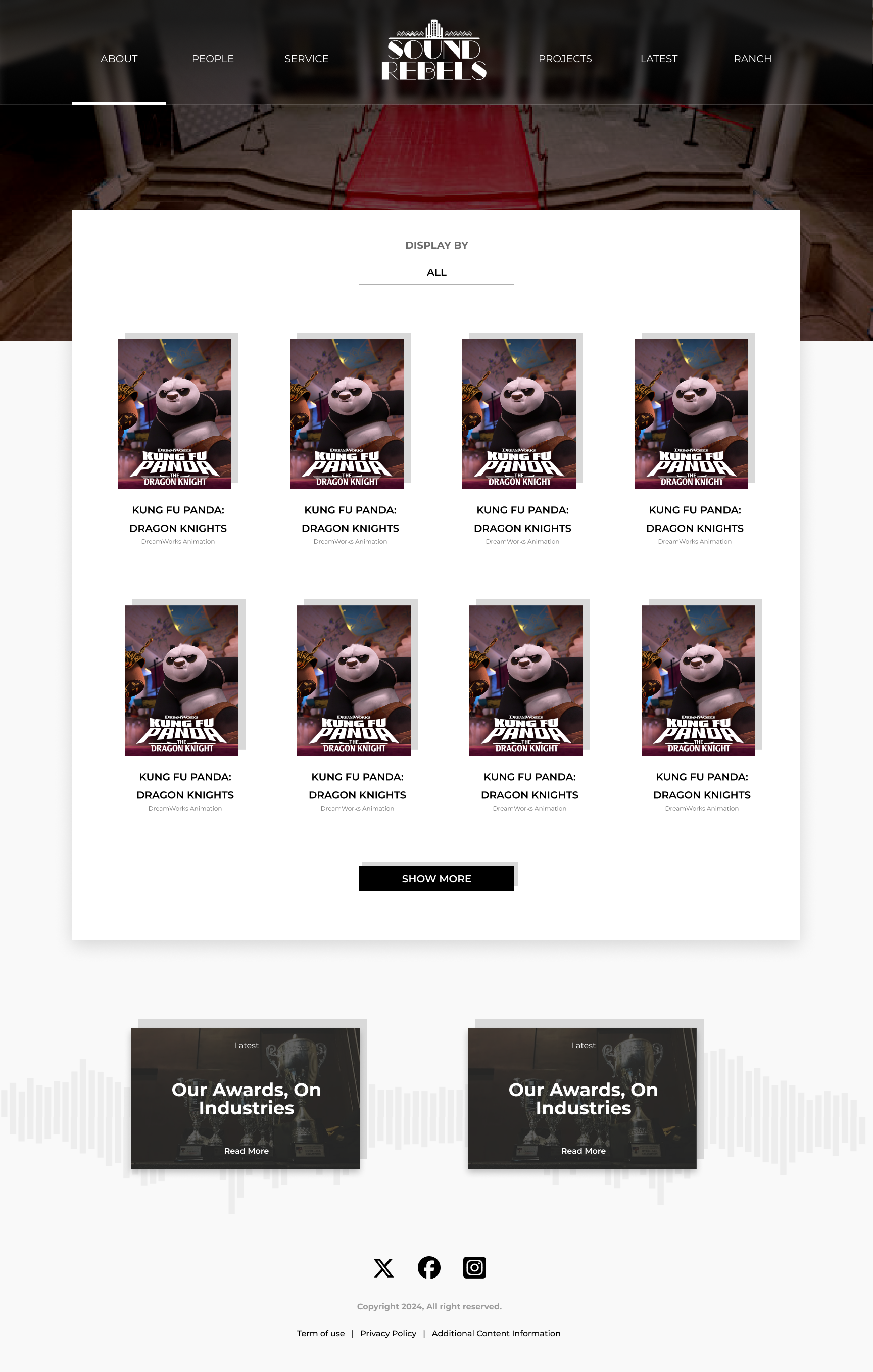 Diseño Web por Anwar Achilles para Sound Rebels LLC | Diseño #33818255