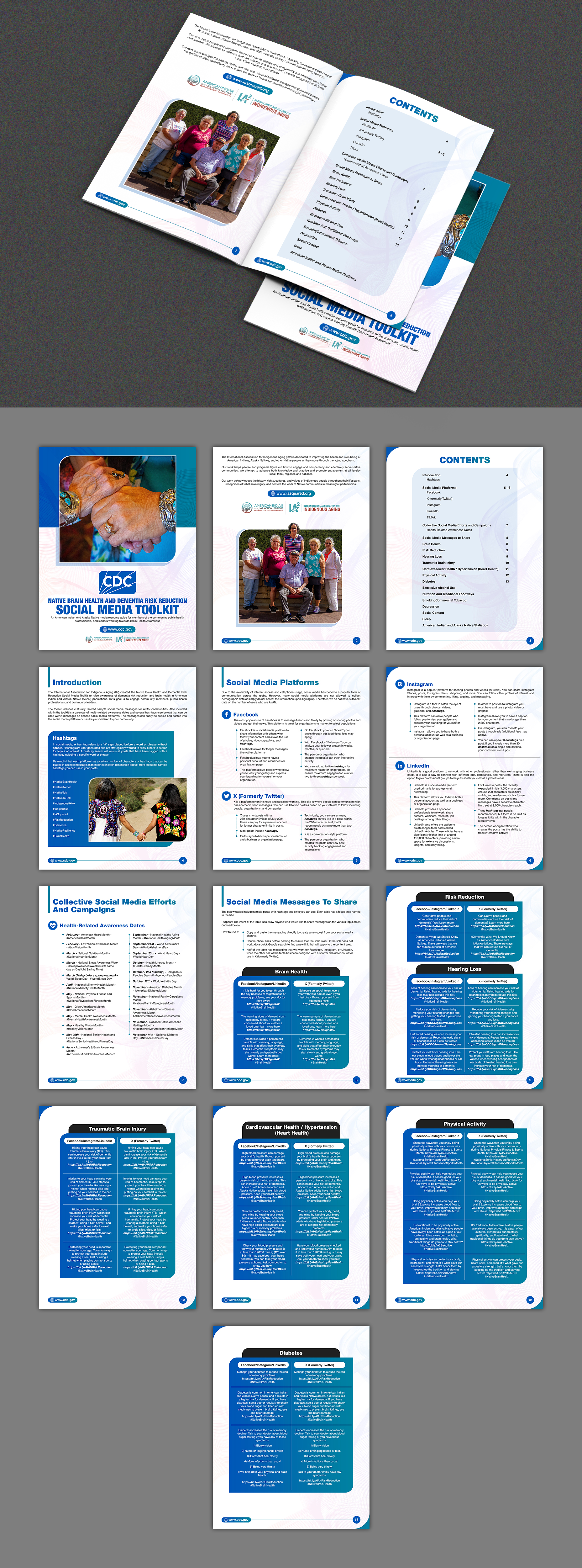 Print Design by Graphic Gallery for International Association for Indigenous Aging | Design #33800304
