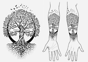 Tattoo Design by aneskayirt for this project | Design: #33806127