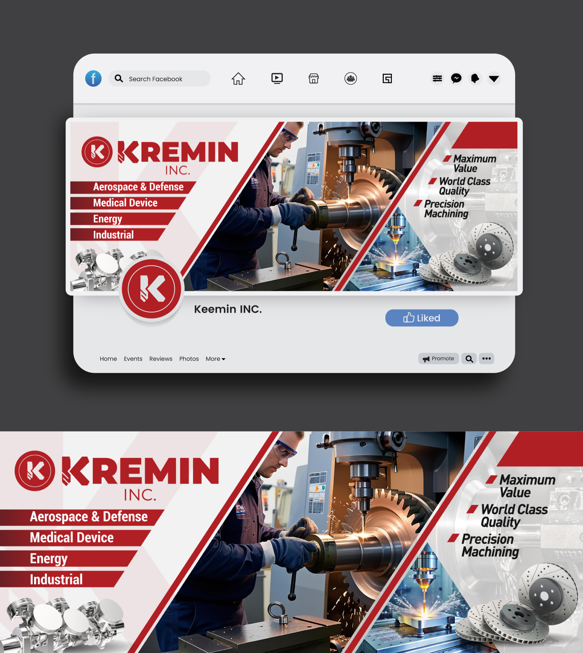 Facebook Design by Impressive Solutions for this project | Design #33820304
