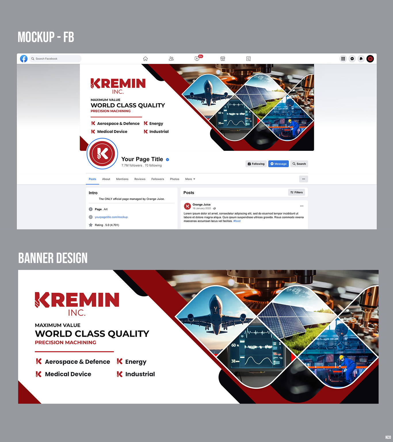 Facebook Design by Creative Slices for this project | Design #33813281