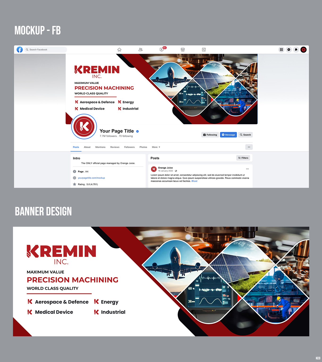 Facebook Design by Creative Slices for this project | Design #33836087