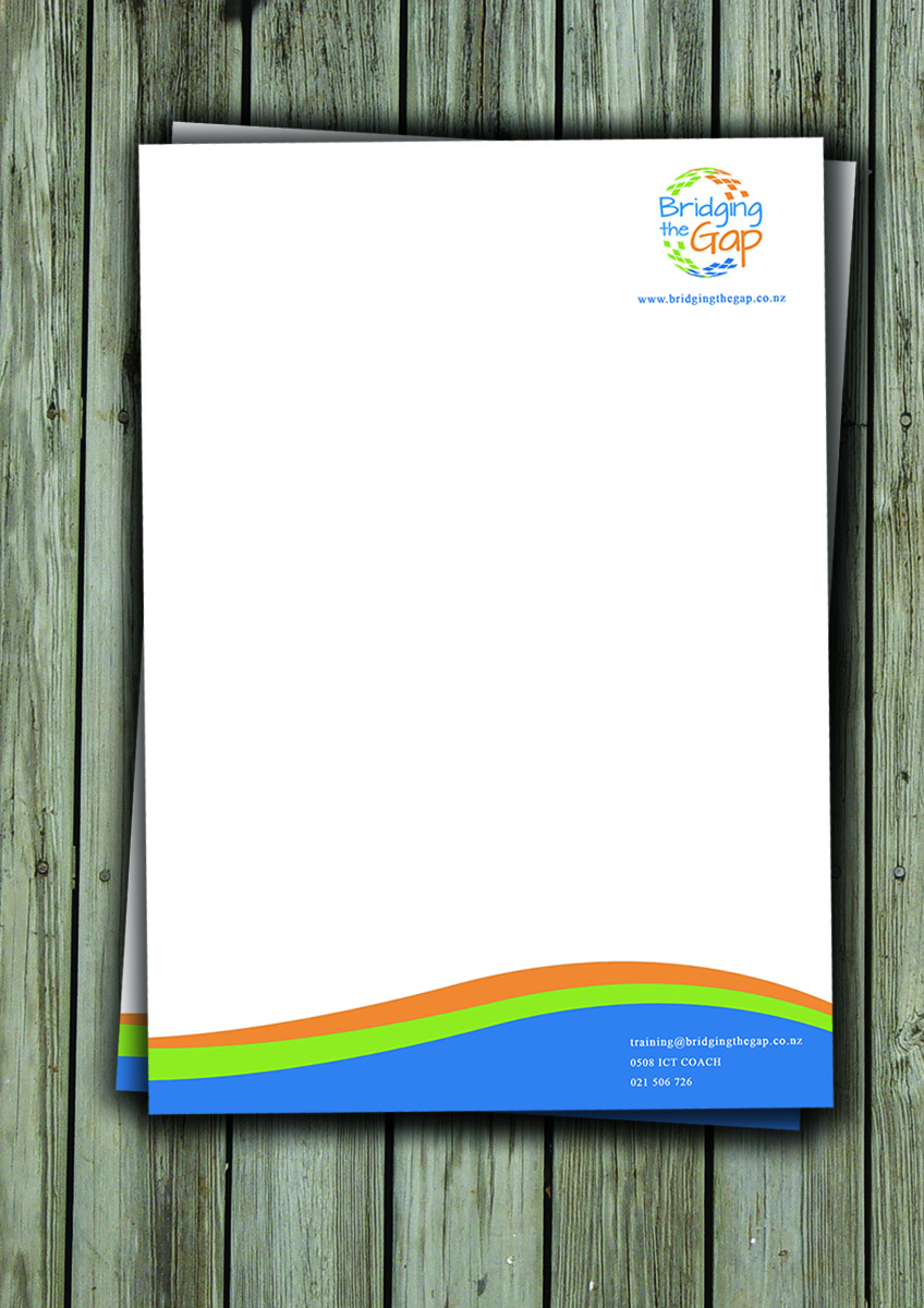 Letterhead Design by Armin Shohrati for Bridging the Gap | Design #3131326