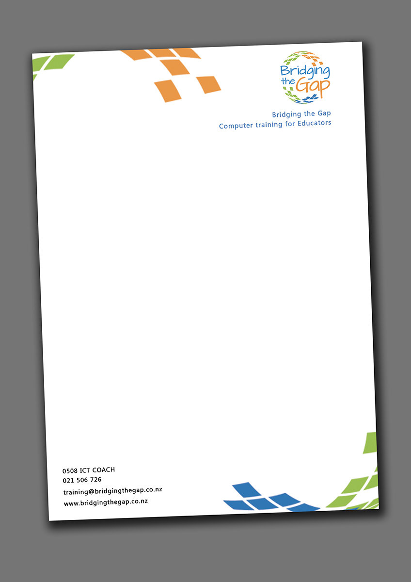 Letterhead Design by Armin Shohrati for Bridging the Gap | Design #3131823