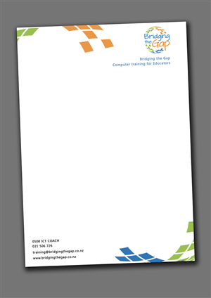 Letterhead Design by Armin Shohrati for Bridging the Gap | Design: #3131823