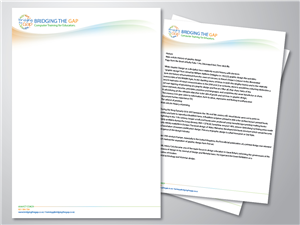 Letterhead Design by GB Graphics for Bridging the Gap | Design: #3133026