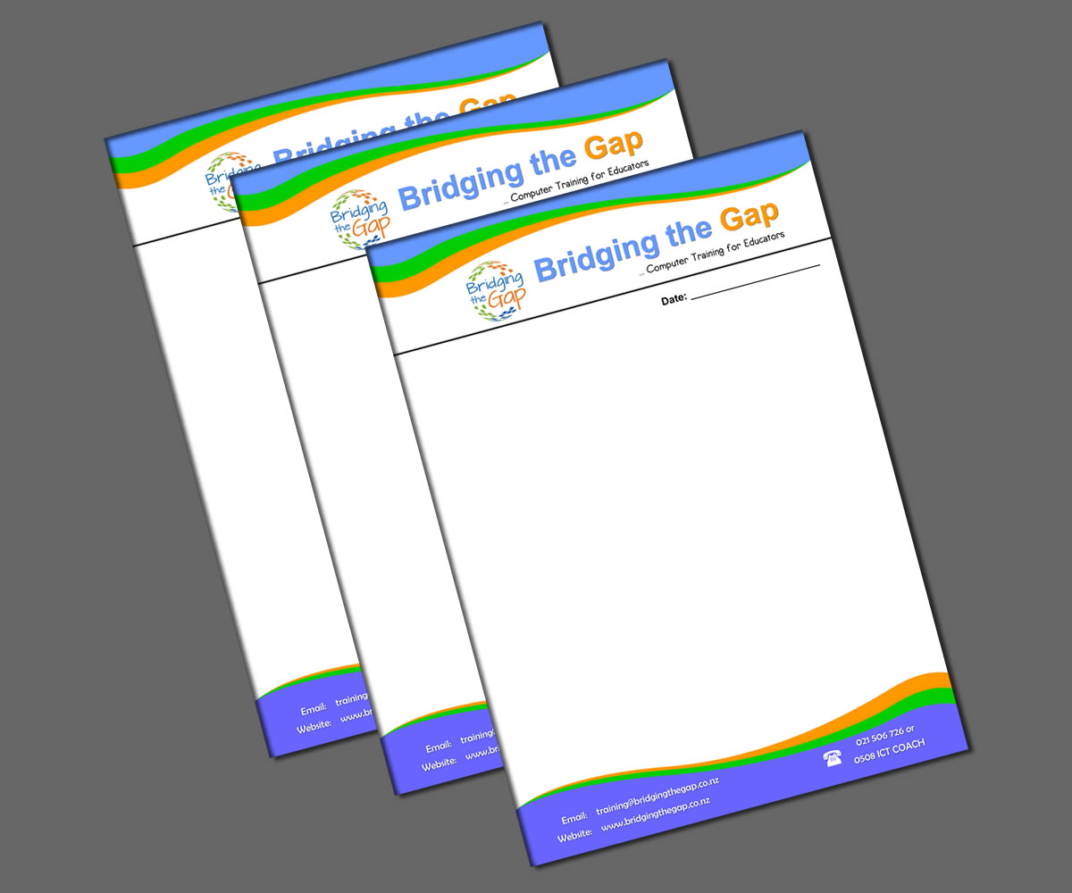 Letterhead Design by NU CONCEPT for Bridging the Gap | Design #3108687