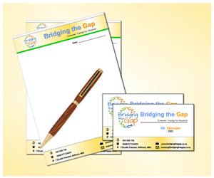 Letterhead Design by NU CONCEPT for Bridging the Gap | Design: #3126938