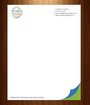 Letterhead Design by HarmiDesigning for Bridging the Gap | Design: #3115994