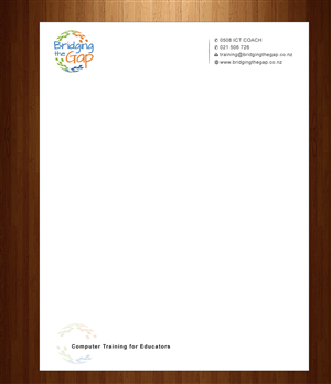 Diseño de Membrete por harmi_199 para Bridging the Gap | Diseño #3116023