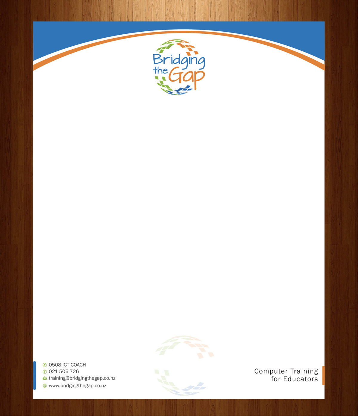 Letterhead Design by HarmiDesigning for Bridging the Gap | Design #3116080
