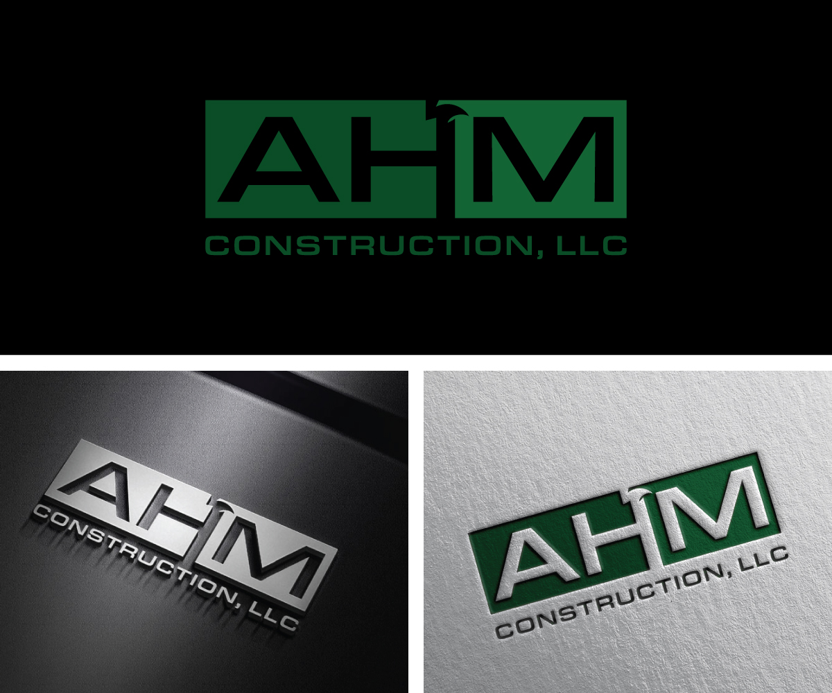 Logo Design by Adi Graphics for AHM Construction, LLC | Design #33805419