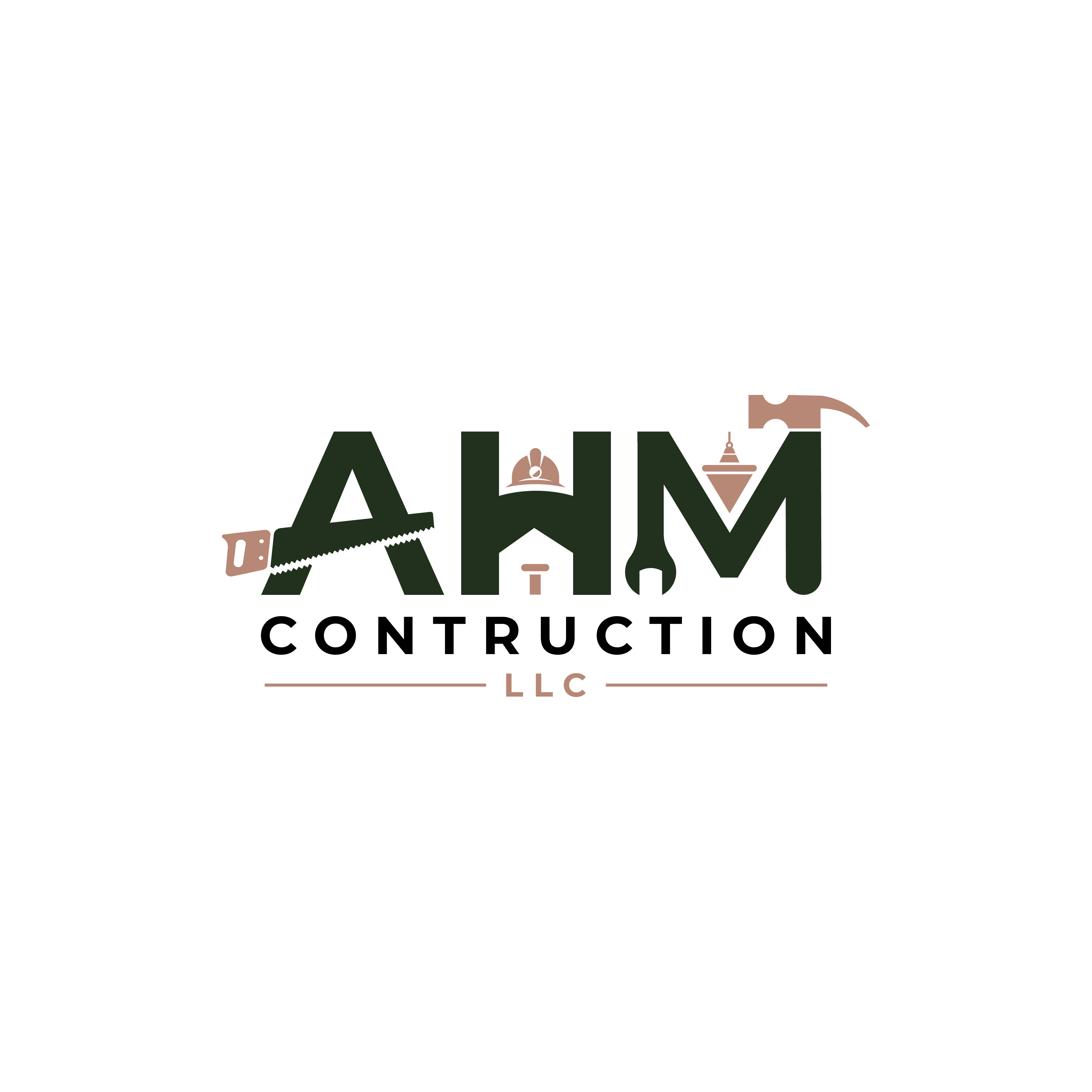 Diseño de Logo por Sandii Hardianto para AHM Construction, LLC | Diseño #33809620