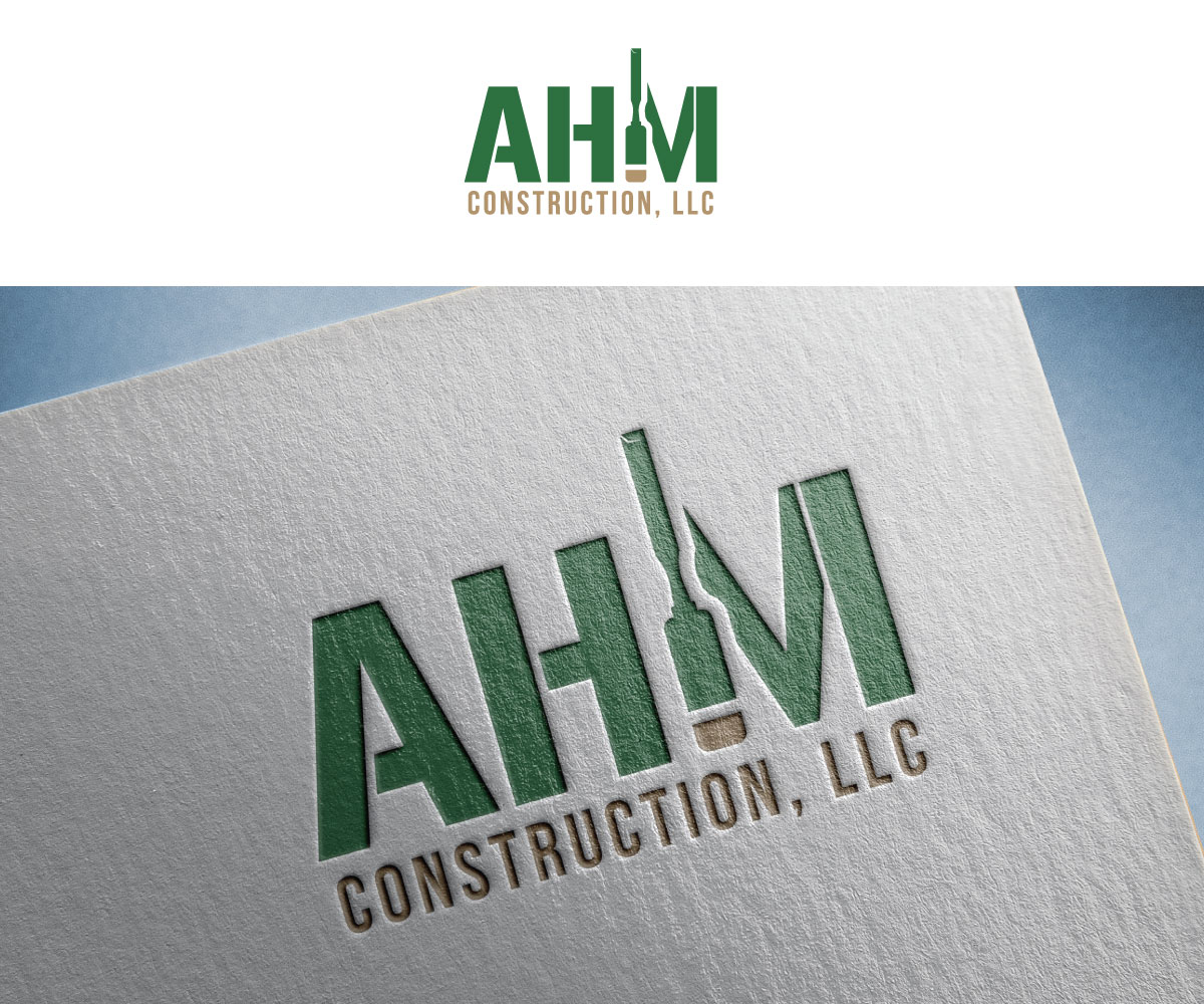 Diseño de Logo por Luckey yaari para AHM Construction, LLC | Diseño #33806449