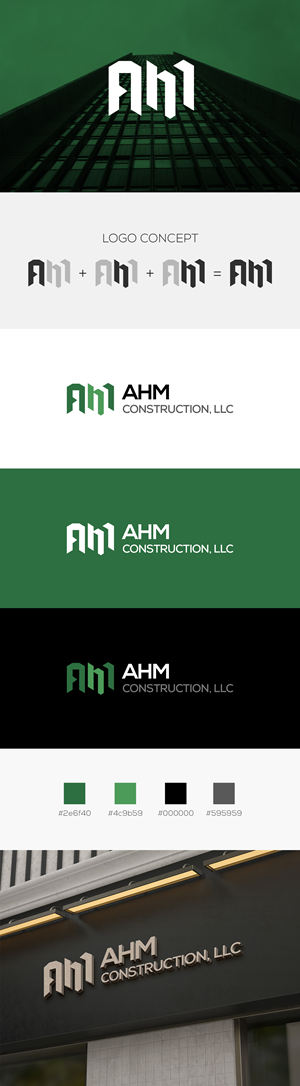 Design de Logo par Design Athics pour AHM Construction, LLC | Design : #33808735