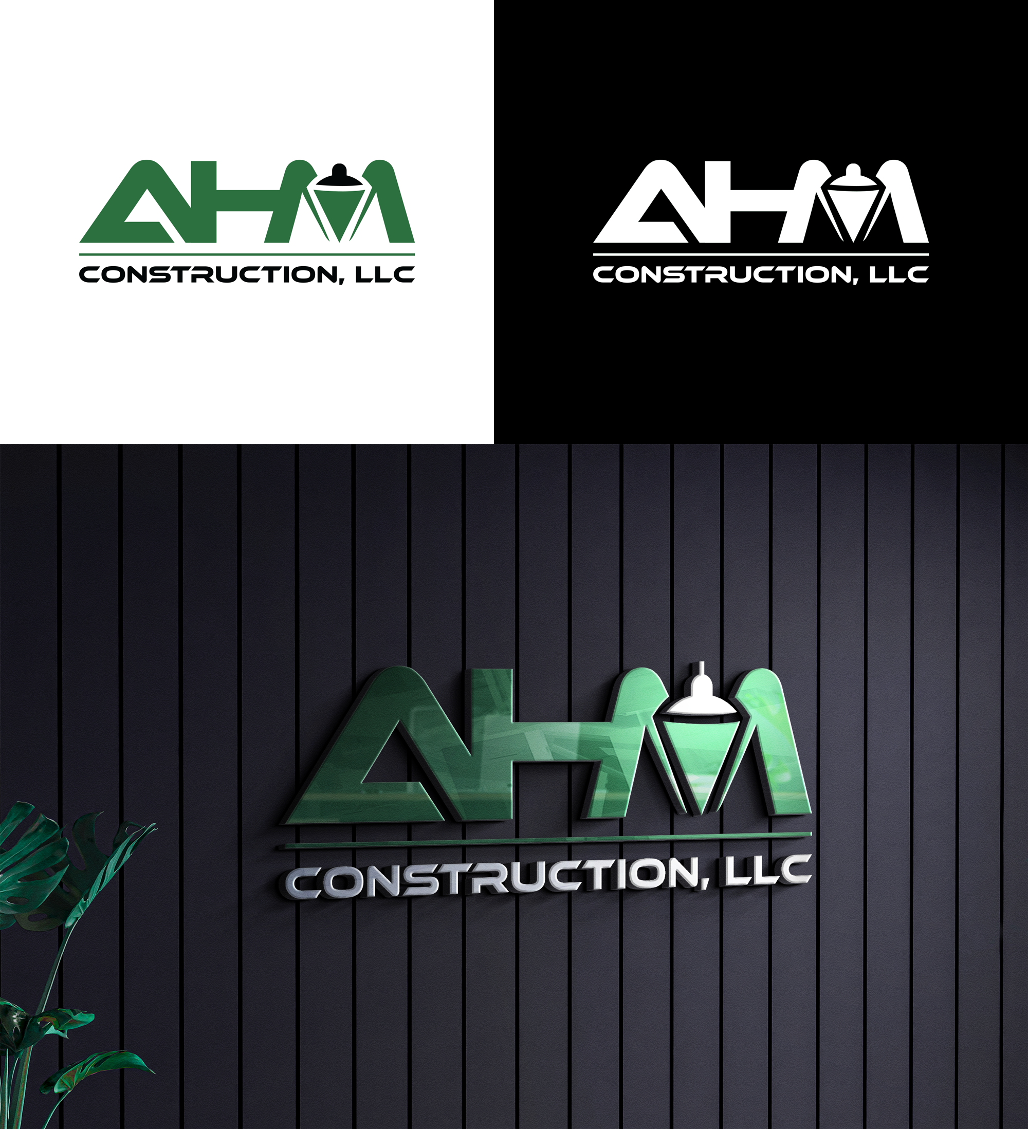 Design de Logo par RA-bica pour AHM Construction, LLC | Design #33805175