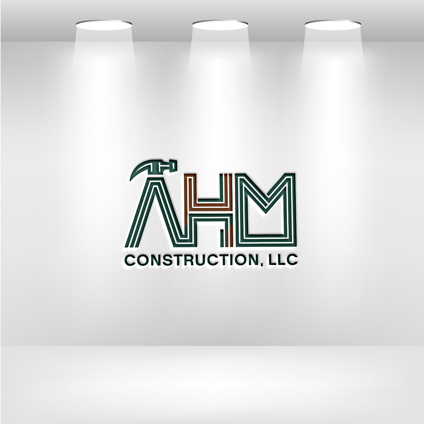 Logo Design by VectorForge for AHM Construction, LLC | Design #33811183