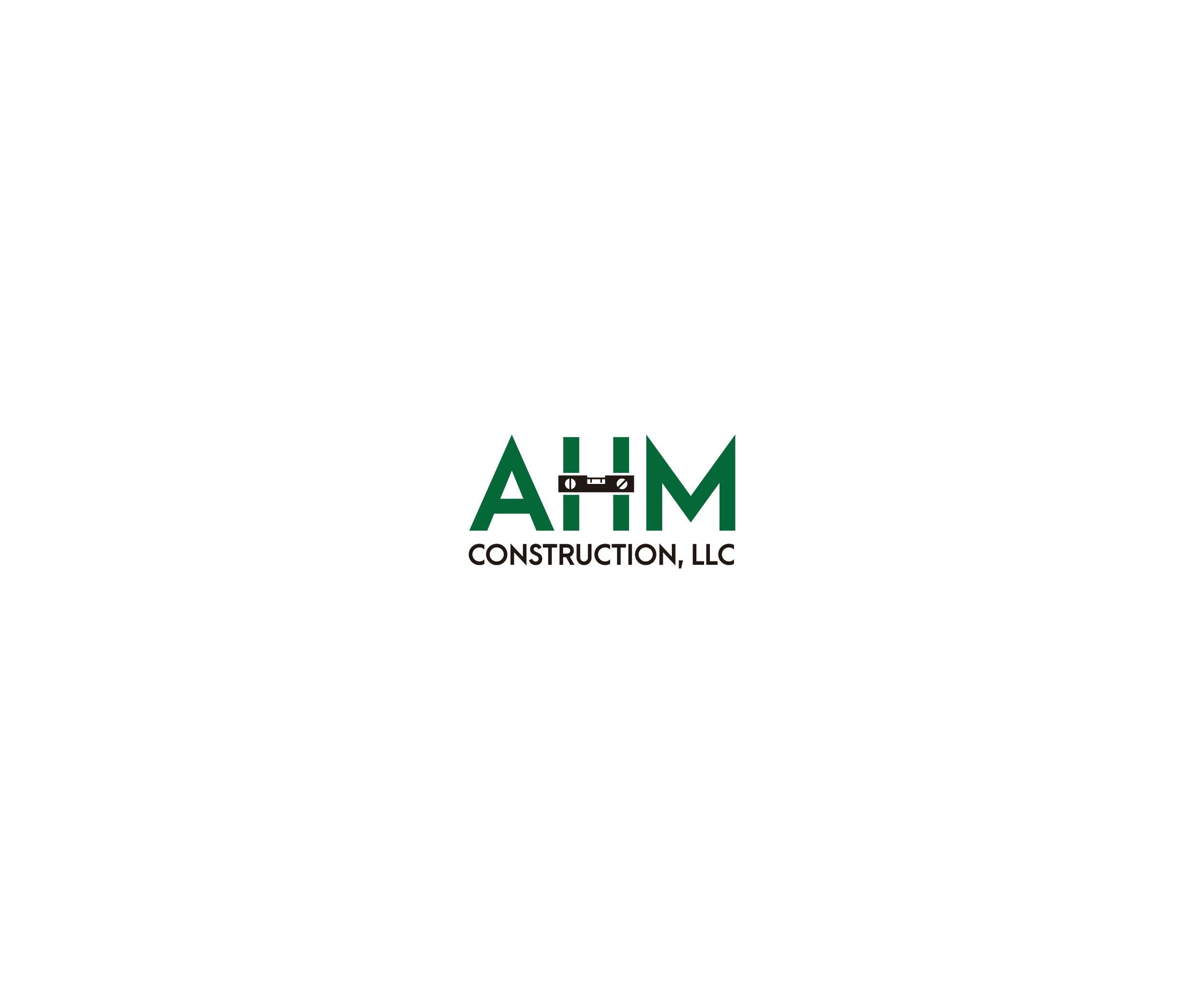 Diseño de Logo por Editeight26 para AHM Construction, LLC | Diseño #33816784