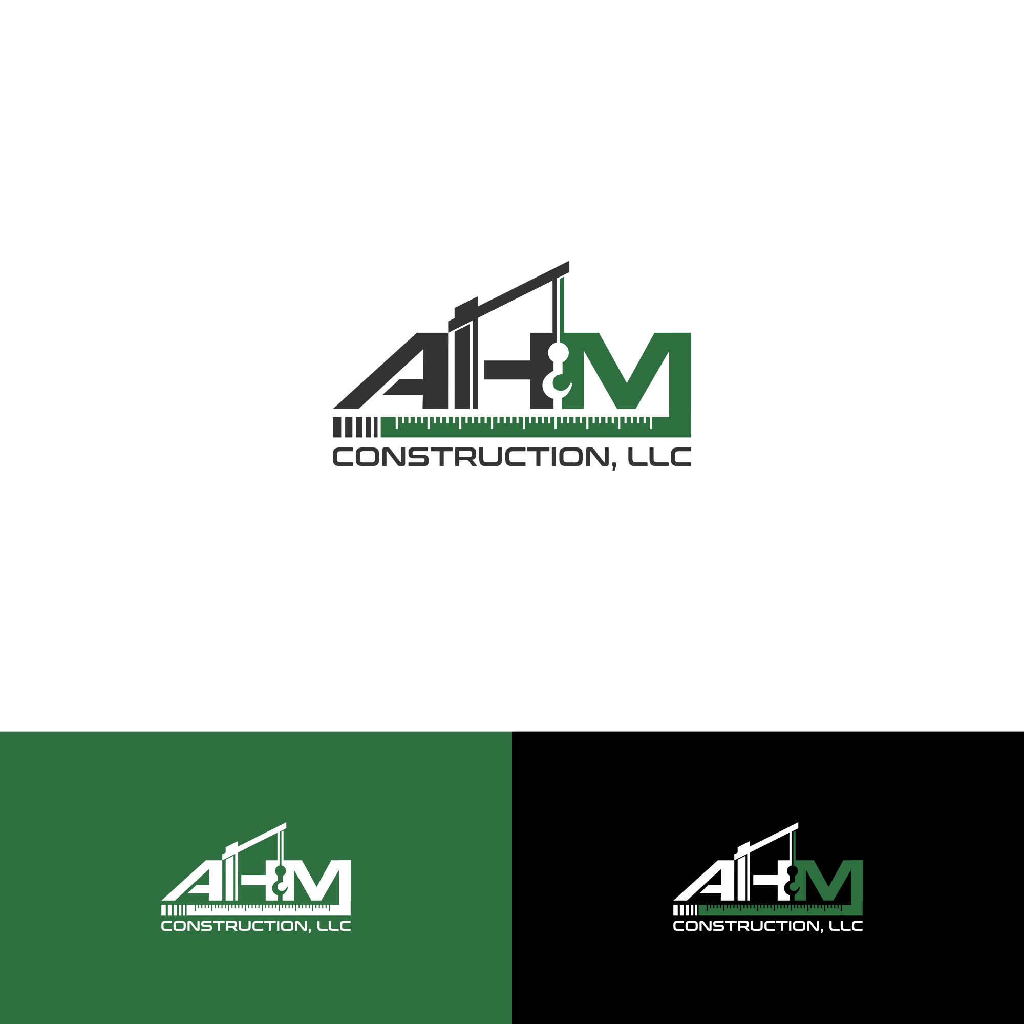 Diseño de Logo por 3n0h99 para AHM Construction, LLC | Diseño #33807468