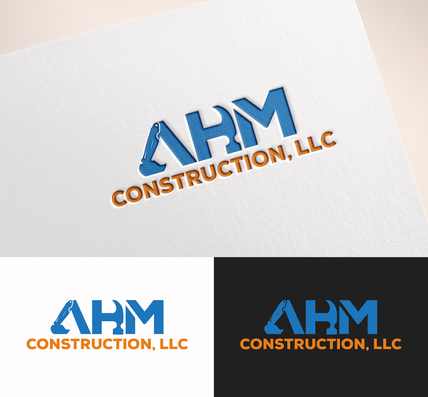 Logo Design by M Art & Design for AHM Construction, LLC | Design #33805139