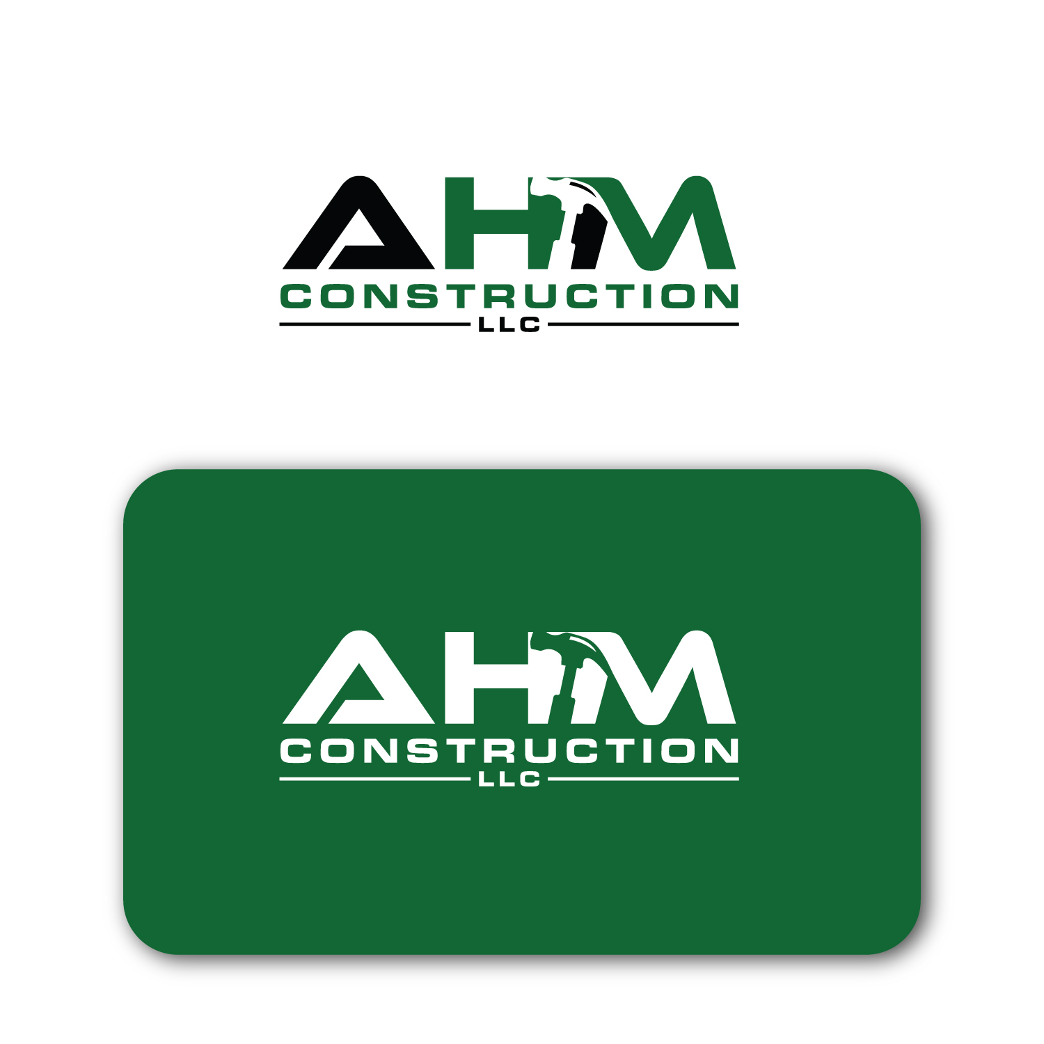 Diseño de Logo por TARGET logo para AHM Construction, LLC | Diseño #33806841