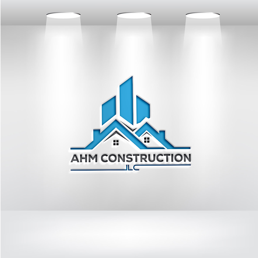 Logo Design by Ahmed Sami 1 for AHM Construction, LLC | Design #33808240