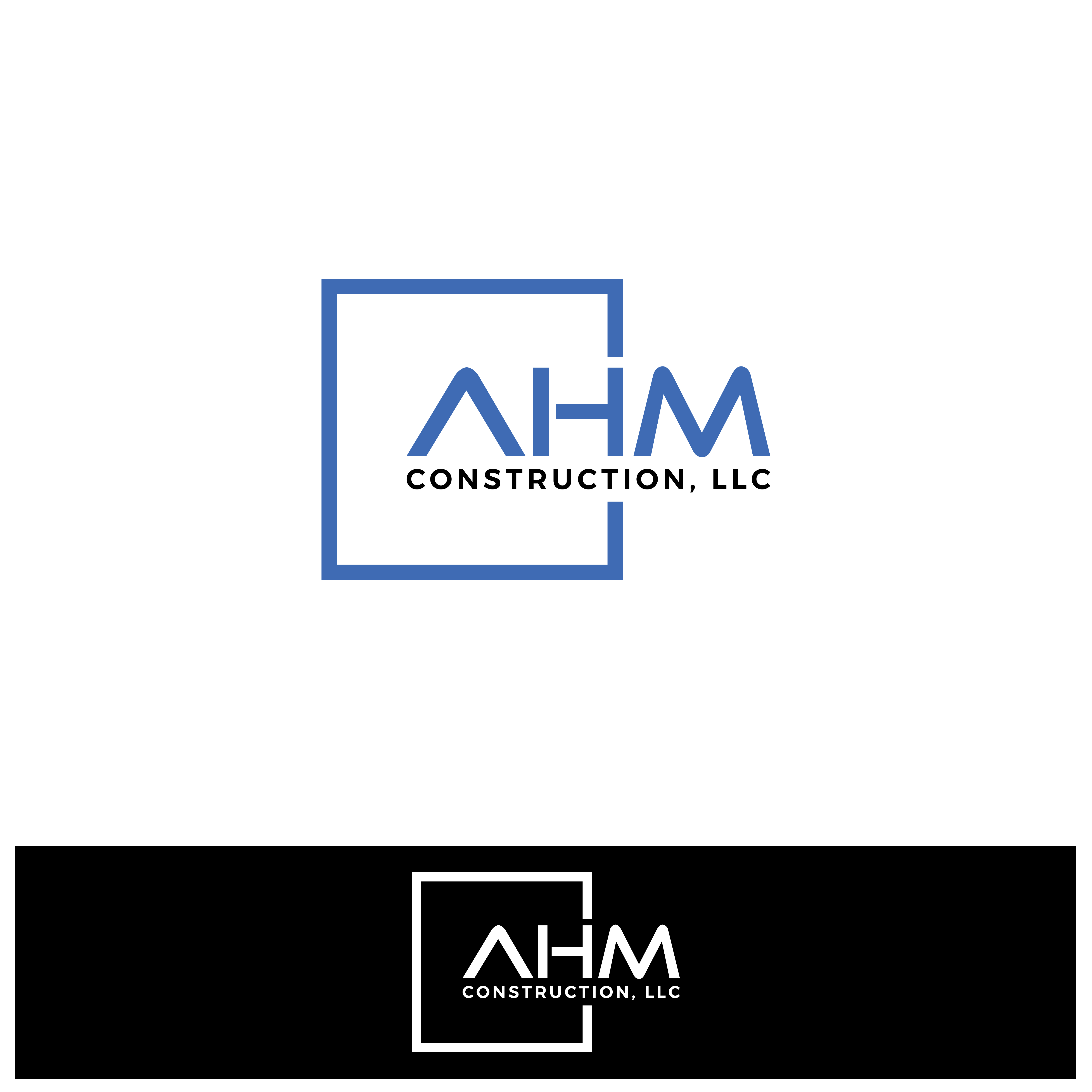 Diseño de Logo por HiKyriosDesign para AHM Construction, LLC | Diseño #33825479