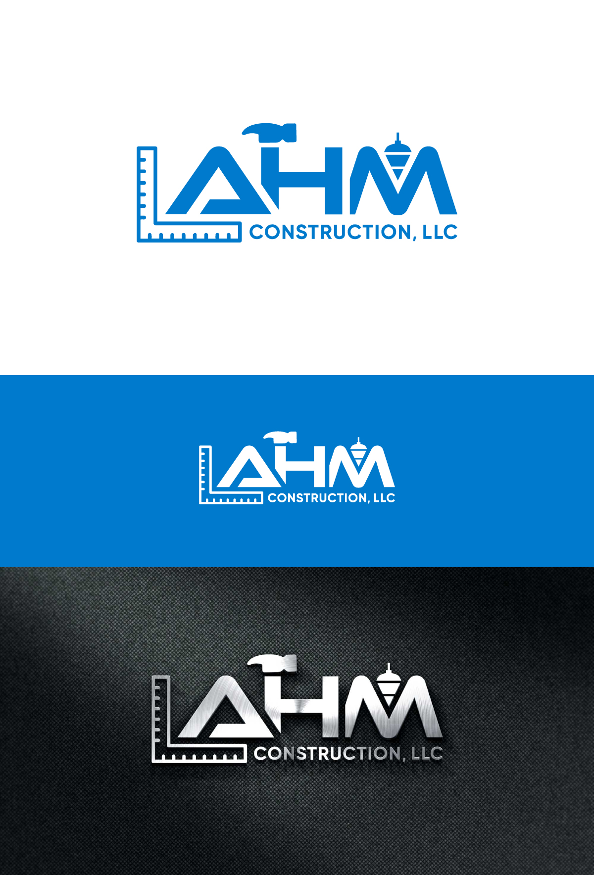 Design de Logo par apik. pour AHM Construction, LLC | Design #33808032