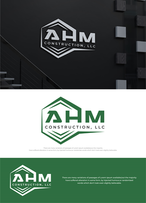 Logo Design by AliArsh for AHM Construction, LLC | Design: #33810729