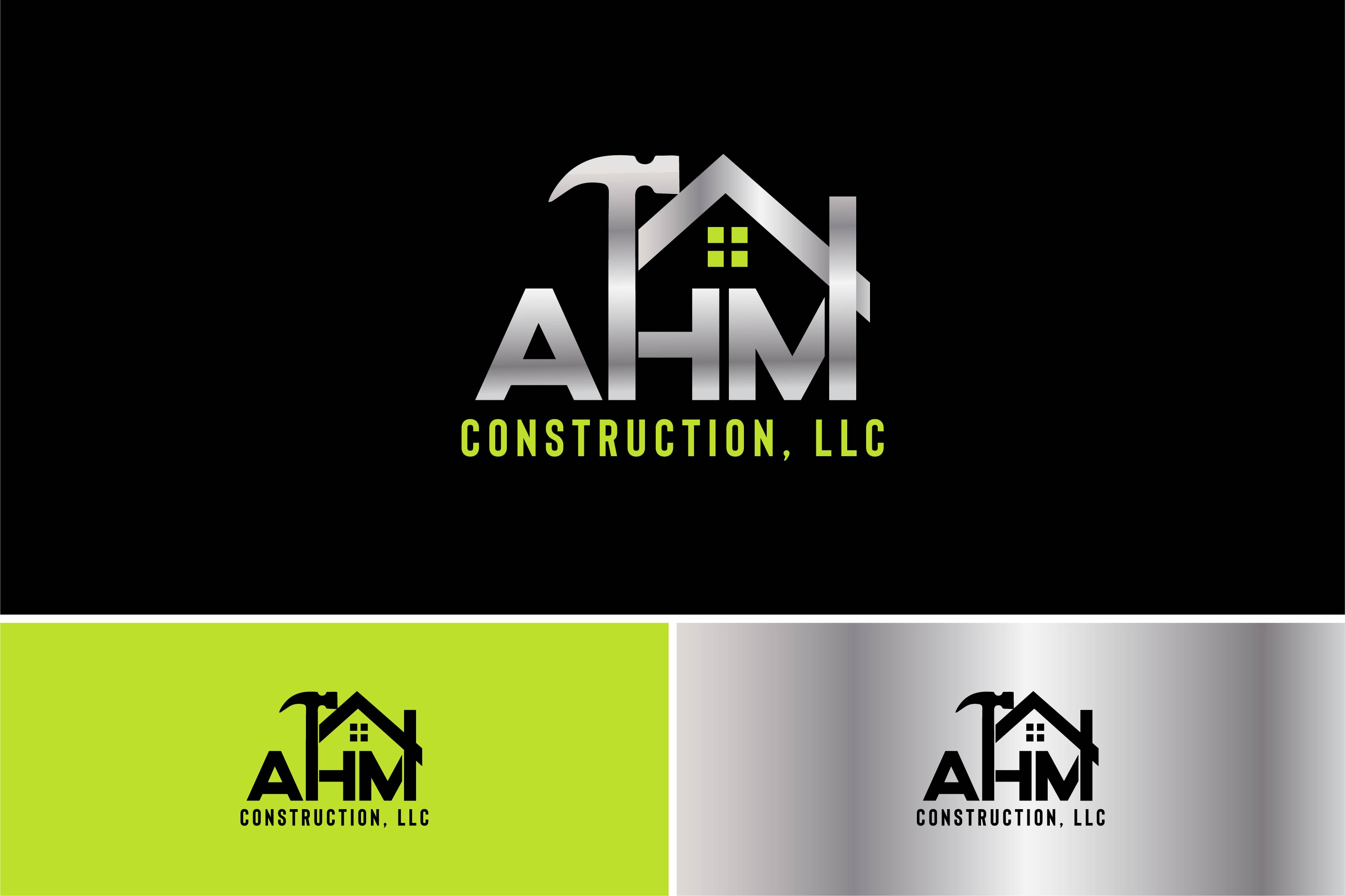 Diseño de Logo por Hanzulla wahid para AHM Construction, LLC | Diseño #33825519